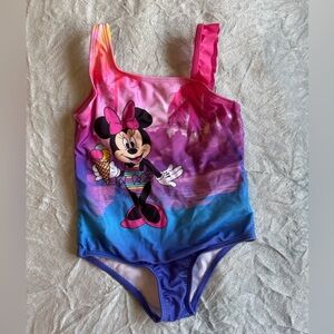 Disney Kids Swim One Piece - Pink and Blue